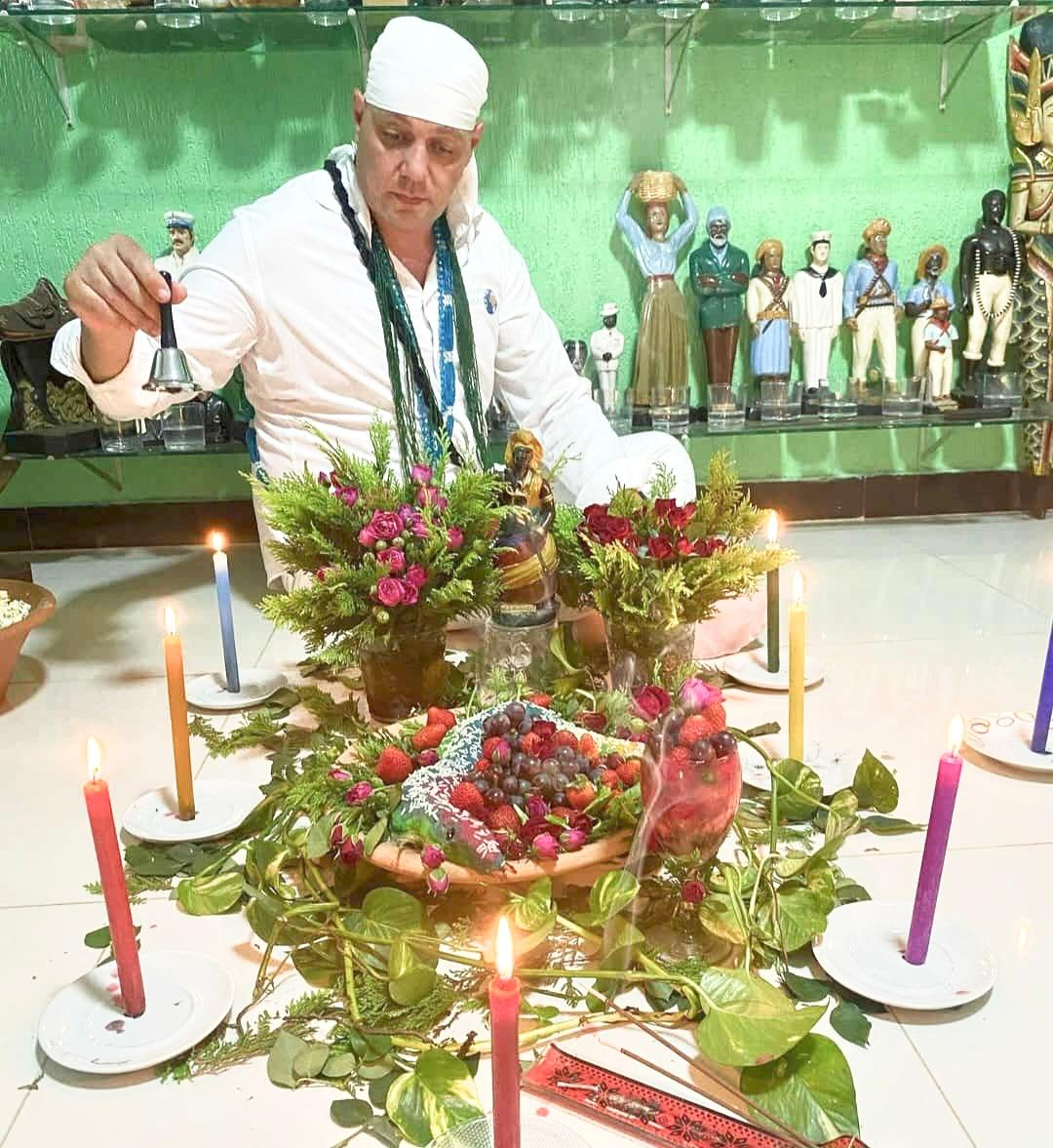 Altar espiritual representando esperança